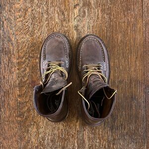 Danner Bull Run Moc Dark Brown Leather Boots